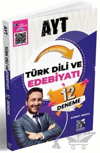AYT Türk Dili ve Edebiyatı 12 Deneme – Ahmet Meral – Modus Yayınları kitap kapağı