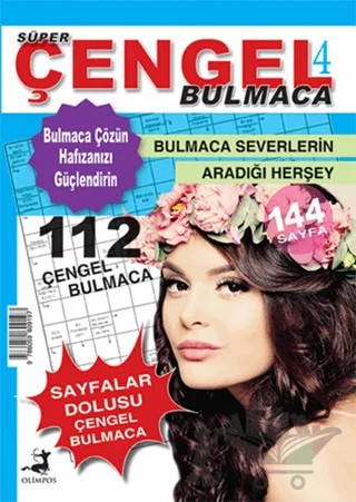 Süper Çengel Bulmaca 4 – Kolektif – Olimpos Yayınları kitap kapağı