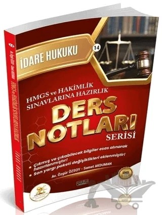 2026 HMGS Hakimlik HUKAL İdare Hukuku Ders Notları – Özgür Özsoy, Samet Akduman – Savaş Yayınevi kitap kapağı