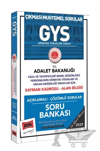 Yargı Yayınları 2023 Adalet Bakanlığı GYS Ceza ve Tevkifevleri Genel Müdürlüğü Sayman Kadrosu İçin Alan Bilgisi Açıklamalı Çözümlü Sorular – Kolektif – Yargı Yayınevi kitap kapağı
