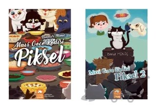 Mavi Geve Kedisi 2 Kitaplık Set – Binnur Miniç – Eksik Parça Yayınları kitap kapağı