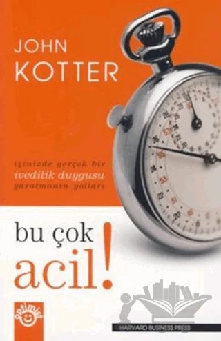 Bu Çok Acil! – John Kotter – Optimist Kitap kitap kapağı
