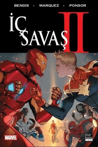 İç Savaş 2 – Brian Michael Bendis – Marmara Çizgi kitap kapağı