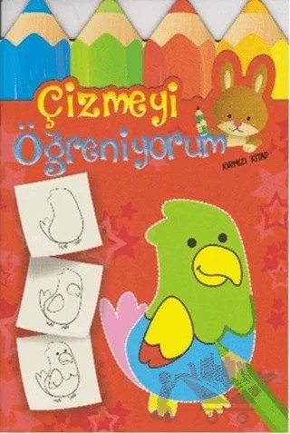 Çizmeyi Öğreniyorum - Kırmızı Kitap – Kolektif – Parıltı Yayınları kitap kapağı