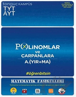 2021 TYT AYT Polinomlar ve Çarpanlara Ayırma – Kolektif – Tonguç Akademi kitap kapağı