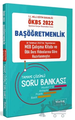 2022 ÖKBS Başöğretmenlik Tamamı Çözümlü Soru Bankası – Kolektif – Markaj Yayınları kitap kapağı