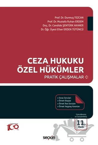 Ceza Hukuku Özel Hükümler Pratik Çalışmalar – Kolektif – Seçkin Yayıncılık kitap kapağı