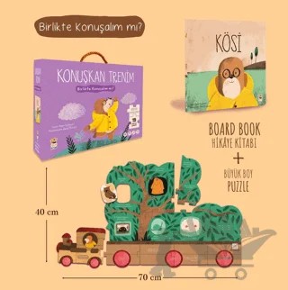 Kösi- Konuşkan Trenim – Ayşe Aydemir – Sincap Kitap kitap kapağı