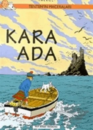 Tenten’in Maceraları Kara Ada – Herge – Yapı Kredi Yayınları kitap kapağı