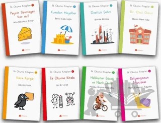 İlk Okuma Kitapları 8 Kitaplık Set – Kollektif – Kumdan Kale kitap kapağı