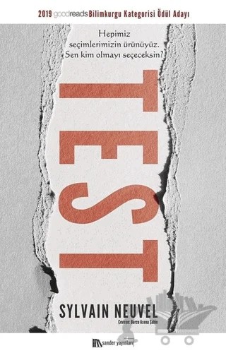 Test – Sylvain Neuvel – Sander Yayınları kitap kapağı