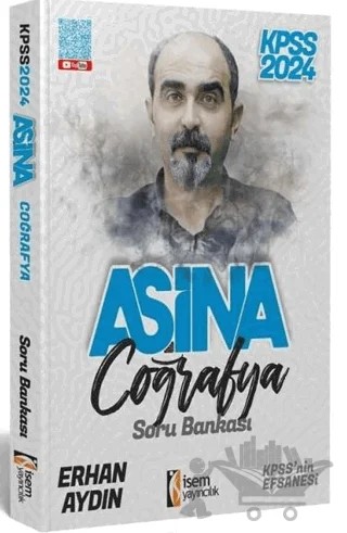 2024 KPSS Aşina Coğrafya Soru Bankası – Erhan Aydın – İSEM Yayıncılık kitap kapağı