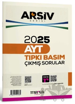 2025 AYT Arşiv Serisi Tıpkı Basım Çıkmış Sorular – Kolektif – Marka Yayınları kitap kapağı