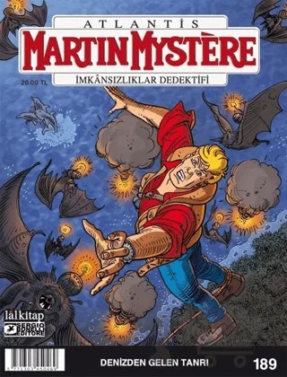 Martin Mystere Sayı 189 - Denizden Gelen Tanrı – Lal Kitap kitap kapağı
