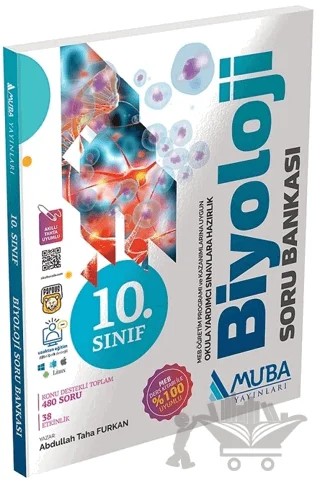 10. Sınıf Biyoloji Soru Bankası – Abdullah Taha Furkan – Muba Yayınları kitap kapağı
