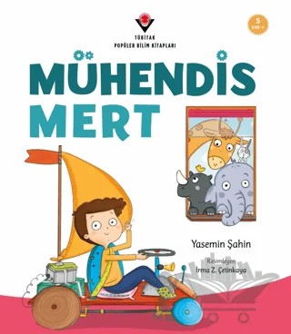 Mühendis Mert – Yasemin Şahin – TÜBİTAK Yayınları kitap kapağı