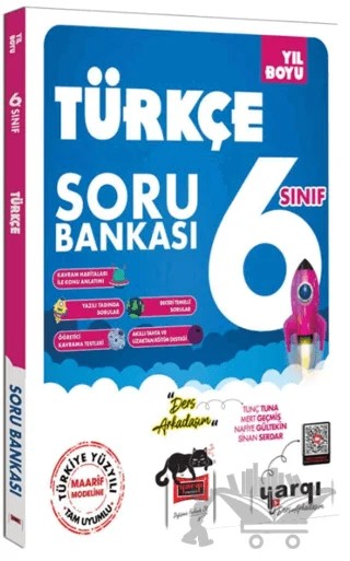 6. Sınıf Türkçe Yıl Boyu Soru Bankası – Kolektif – Yargı Yayınevi kitap kapağı