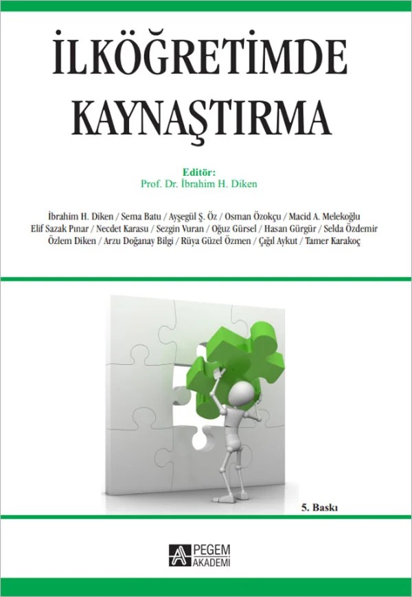 İlköğretimde Kaynaştırma – İbrahim H. Diken, Arzu Doğanay Bilgi, Çığıl Aykut, Elif Pınar Sazak – Pegem Akademi Yayıncılık kitap kapağı