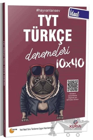 TYT Türkçe İdeal 10x40 Denemeleri QR Kod Çözümlü – Kolektif – Kurul Yayıncılık kitap kapağı