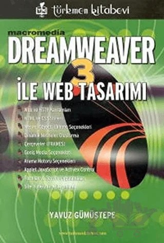 Macromedia Dreamweaver 3 İle Web Tasarımı – Yavuz Gümüştepe – Türkmen Kitabevi kitap kapağı