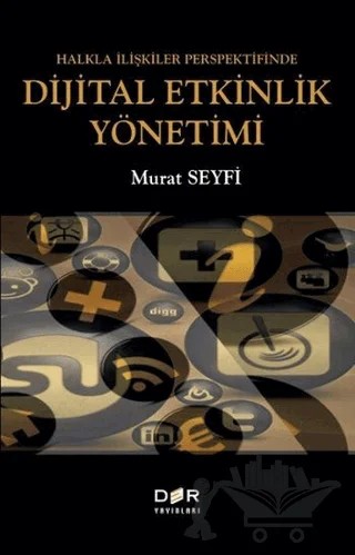 Halkla İlişkiler Perspektifinde Dijital Etkinlik Yönetimi – Murat Seyfi – Der Yayınları kitap kapağı