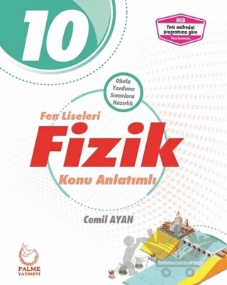 Palme 10. Sınıf Fen Liseleri Fizik Konu Anlatımlı – Cemil Ayan – Palme Yayınları kitap kapağı