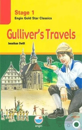 Gulliver's Travels (Cd'li) - Stage 1 – Jonathan Swift – Engin Yayınevi kitap kapağı