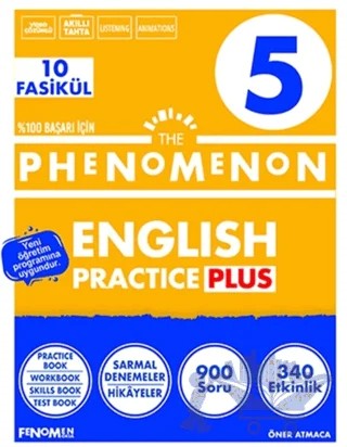 5 The Phenomenon English Practice Plus (10 Fasikül) – Kolektif – Fenomen Yayınları kitap kapağı