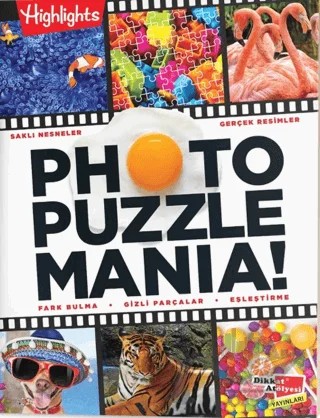 Photo Puzzlemania! Eğlenceli Etkinlikler – Kolektif – Dikkat Atölyesi Yayınları kitap kapağı