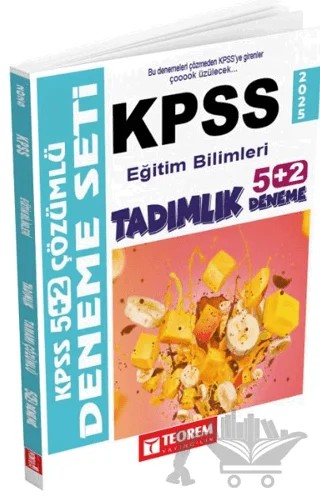 KPSS 5+2 Deneme Sınavı Eğitim Bilimleri Tamamı Çözümlü – Kollektif – Teorem Yayıncılık kitap kapağı