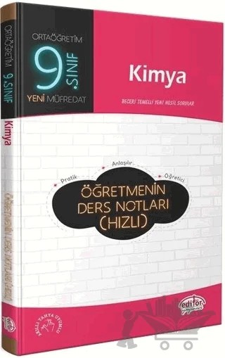 9. Sınıf Kimya Öğretmenin Ders Notları (Hızlı) – Kolektif – Editör Yayınevi kitap kapağı
