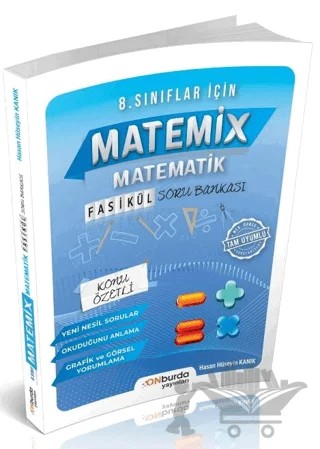 8. Sınıf Matemix Fasikül Matematik Soru Bankası – Hasan Hüseyin Kanık – ONburda Yayınları kitap kapağı