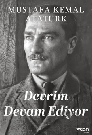 Devrim Devam Ediyor – Mustafa Kemal Atatürk – Can Yayınları kitap kapağı