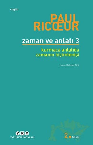Zaman ve Anlatı 3 – Paul Ricoeur – Yapı Kredi Yayınları kitap kapağı