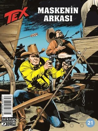 Tex sayı 21 - Maskenin Arkası – Pasquale Ruju – Lal Kitap kitap kapağı