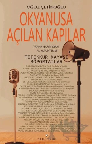 Okyanusa Açılan Kapılar Tefekkür Mayası Röportajlar – Oğuz Çetinoğlu – Akıl Fikir Yayınları kitap kapağı