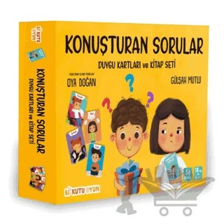 Konuşturan Sorular - Duygu Kartları ve Kitap Seti – Gülşah Mutlu – Bi Kutu Oyun kitap kapağı