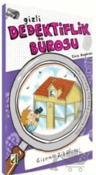 Gizemli Ziyaretçi - Gizli Dedektiflik Bürosu – Esra Avgören – Damla Yayınevi kitap kapağı