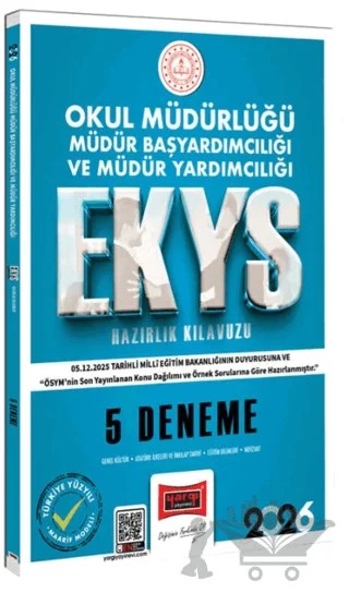 2026 EKYS Okul Müdürlüğü Müdür Başyardımcılığı ve Müdür Yardımcılığı 5 Deneme – Kolektif – Yargı Yayınevi kitap kapağı