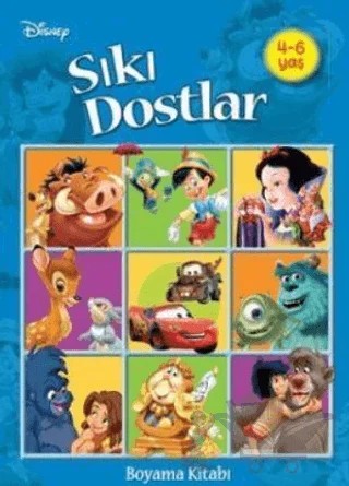 Sıkı Dostlar Boyama Kitabı – Kolektif – Doğan Egmont Yayıncılık kitap kapağı