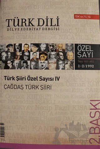 Türk Dili Dil ve Edebiyat Dergisi Sayı: 481 - 482 – Türk Dil Kurumu Yayınları kitap kapağı