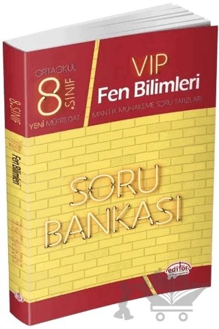 8. Sınıf Vip Fen Bilimleri Soru Bankası – Kolektif – Editör Yayınevi kitap kapağı