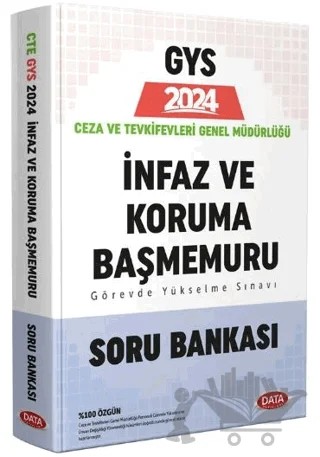 2024 Ceza ve Tevkifevleri İnfaz ve Koruma Başmemuru GYS Soru Bankası – Kolektif – Data Yayınları kitap kapağı