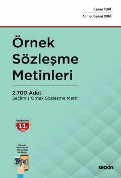 Örnek Sözleşme Metinleri – Canan Ruhi, Ahmet Cemal Ruhi – Seçkin Yayıncılık kitap kapağı