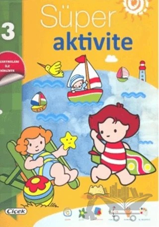 Süper Aktivite Çıkartmalı Kitabım – Kolektif – Çiçek Yayıncılık kitap kapağı