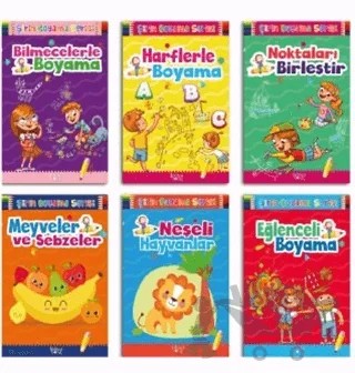 Şirin Boyama Seti (6 Kitap Takım) – Kolektif – Baloncuk kitap kapağı