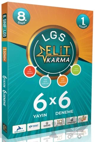 8. Sınıf LGS Elit Karma 6 Yayın 6 Deneme – Kolektif – Paraf Yayınları kitap kapağı