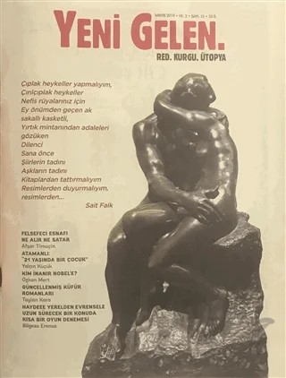 Yeni Gelen Dergisi Sayı: 15 - Mayıs 2019 – Yeni Gelen Dergisi kitap kapağı