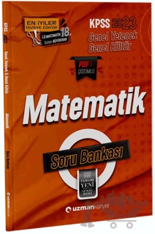 2023 KPSS Matematik Soru Bankası PDF Çözümlü – Serpil Başpınar, İlyas Başpınar – Uzman Kariyer Yayınları kitap kapağı