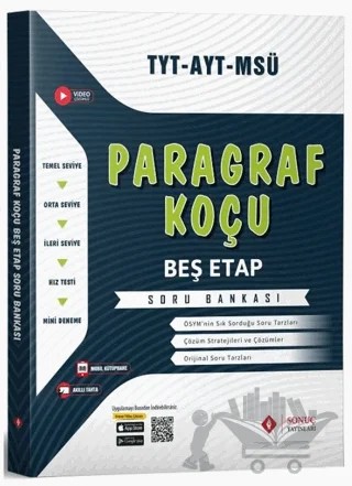 TYT AYT MSÜ Paragraf Koçu Beş Etap Soru Bankası – Kolektif – Sonuç Yayınları kitap kapağı